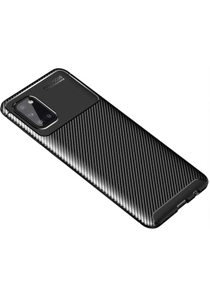 Samsung Galaxy A31 Kılıf Negro Karbon Desen Silikon