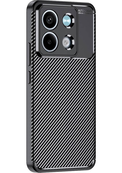 Xiaomi Redmi Note 13 5g Kılıf Negro Karbon Desen Silikon