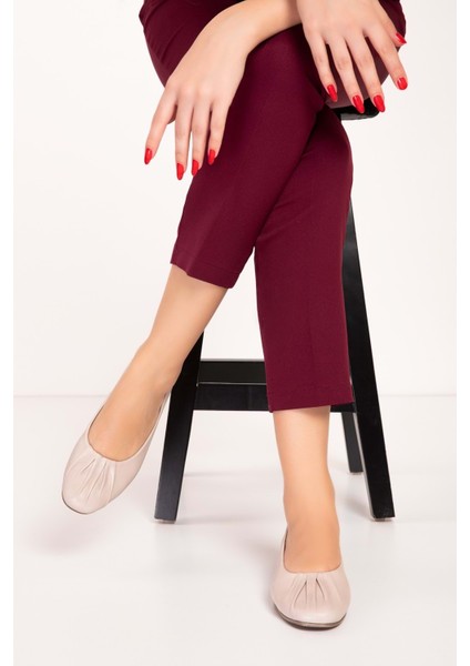 Deri Günlük Babet ALPX.598 - Gri - 38