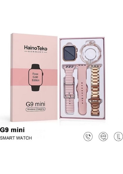 G9 Mini Akıllı Saat 3 Kordon + Bileklik modelleri