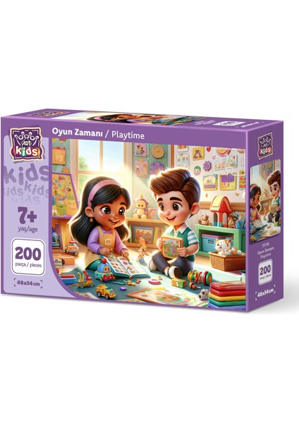Art Çocuk Oyun Zamanı 200 Parça Puzzle