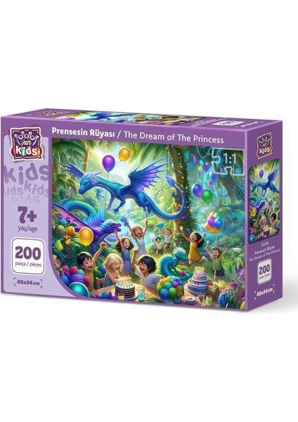 Art Çocuk Prensesin Rüyası 200 Parça Puzzle