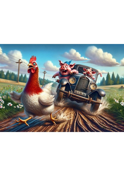 Art Çocuk Kovalamaca 200 Parça Puzzle