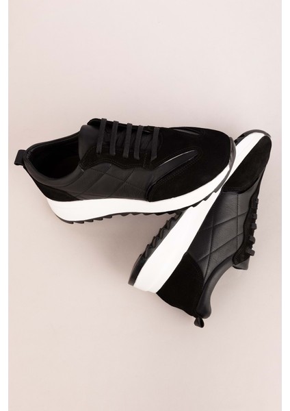 Deri Rahat Günlük Ayakkabı PKR.915 - Siyah - 36