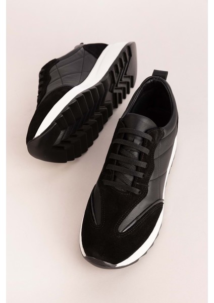 Deri Rahat Günlük Ayakkabı PKR.915 - Siyah - 36 fırsatları