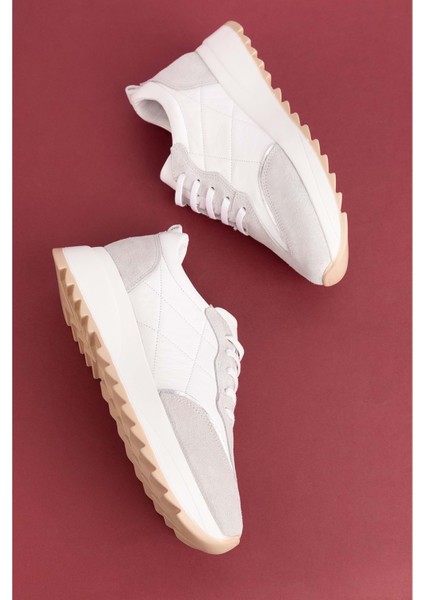 Deri Rahat Günlük Ayakkabı PKR.915 - Beyaz - 38 fırsatları