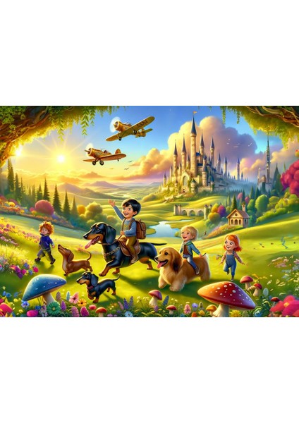 Art Çocuk Kalenin Sevimli Misafirleri 200 Parça Puzzle