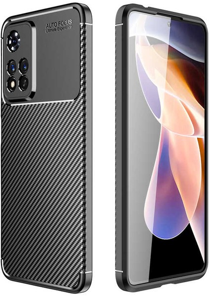 Xiaomi Redmi Note 11 Pro Plus 5g Kılıf Negro Karbon Desen Silikon