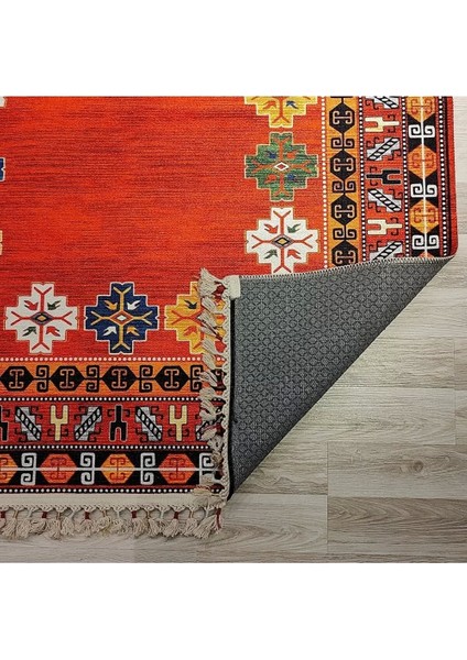 Evalife Anatolian Star AN002 Geleneksel Desenli Yıkanabilir Halı modelleri