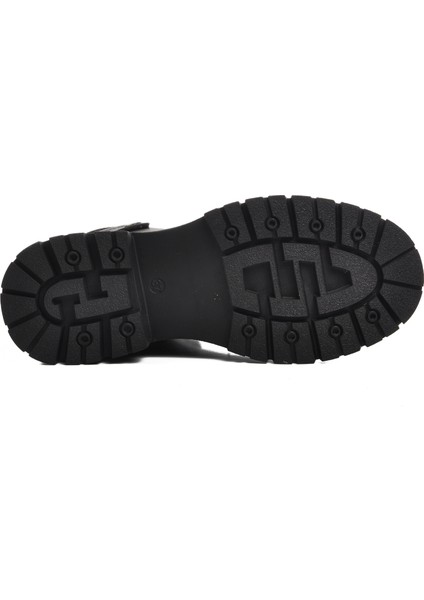 9814 Siyah Içi Kürklü Deri Kadın Bot indirimleri