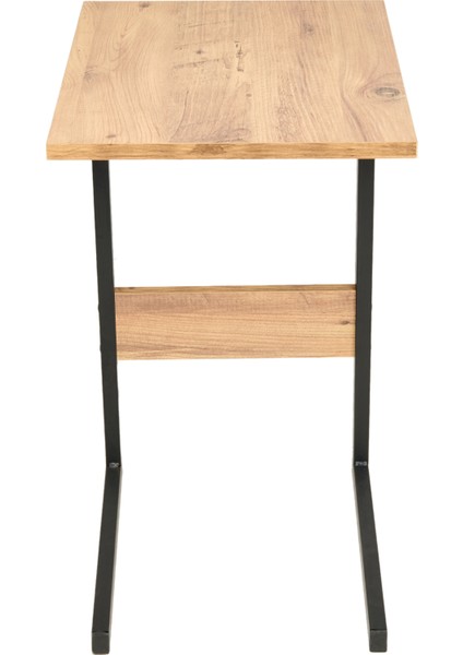 C Sehpa - Atlantik Çam / Siyah - 67X46X36 cm