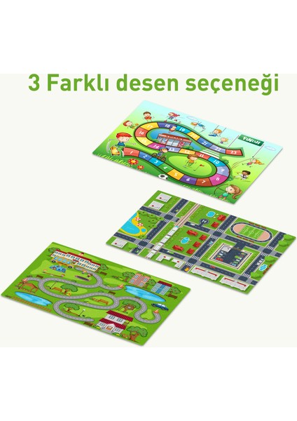 Carpdress Sayı Desenli Kaydırmaz Oyun Halısı 100 x 150 cm