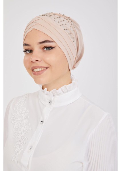 Incili Üç Çapraz Geçmeli Bone