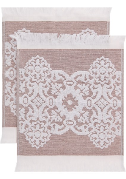 Soft Cant 2'li Havlu Seti - Kahverengi - 30X30 cm