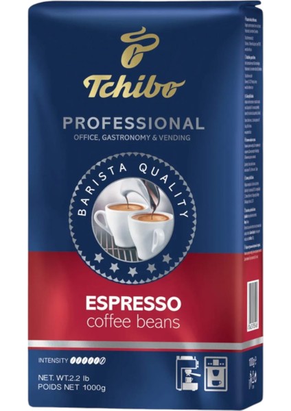 Profesional Espresso Çekirdek Kahve 1kg+Les Cafes Sati Öğütülmüş Çikolata Aromalı Kahve 250GR+ÖGGÜTÜLMÜS  Vanilya Aromalı Kahve 250GR