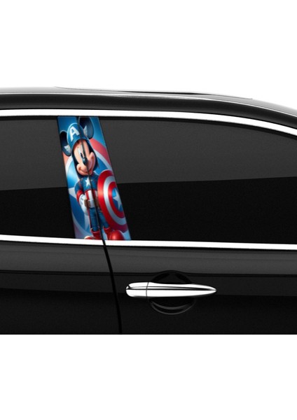 Araba Etiketleri, Tuning Kaplama, Direk Folyosu - Mickey Mouse Kaptan America fiyatları