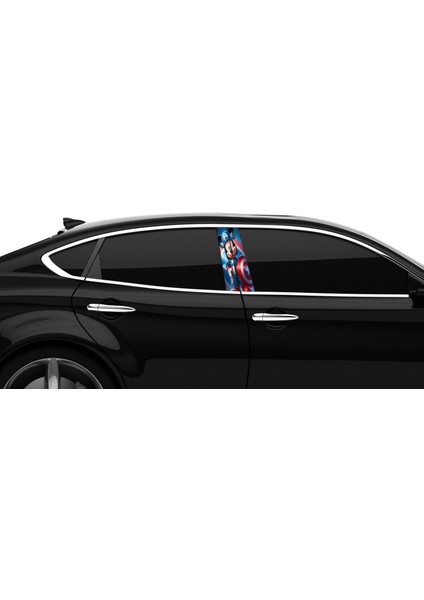 Araba Etiketleri, Tuning Kaplama, Direk Folyosu - Mickey Mouse Kaptan America modelleri