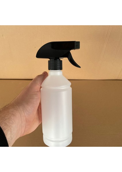 Siyah Tetik Spreyli Kimyasala Dayanıklı Plastik Şişe - Spreyli Plastik Şişe 500 ml x 4 Adet fiyatları