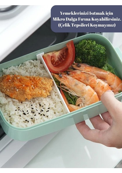 Vagonlife- Horly Iki Katlı Paslanmaz Çelik Kolay Kilitlenir Sefer Tası (Lunch Box) - 1400 Ml. indirimleri