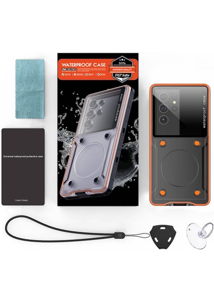 Anti-Knock Airbag Tasarımlı Universal 6.9"inç Su Geçirmez Zore Voter Kapak modelleri