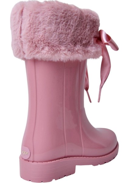 W10239-010 Campera Charol Soft Rosa Çocuk Çizme