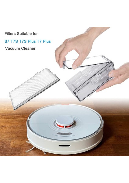 Xiaomi Roborock S7 / T7S Plus Elektrikli Süpürge Yedek Parça Aksesuarları Için 4 Paket Yedek Filtre (Yurt Dışından) modelleri