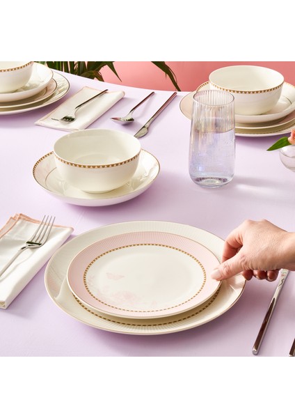 Elegance Bone Moonlight 24 Parça 6 Kişilik Yemek Takımı