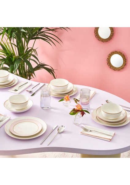 Elegance Bone Moonlight 24 Parça 6 Kişilik Yemek Takımı