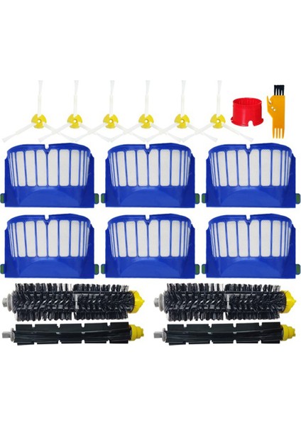 Irobot Roomba 600 Serisi 605 671 692 630 631 650 651 655 660 585 Robotlu Süpürge Hepa Filtre Ana Yan Fırça (Yurt Dışından)