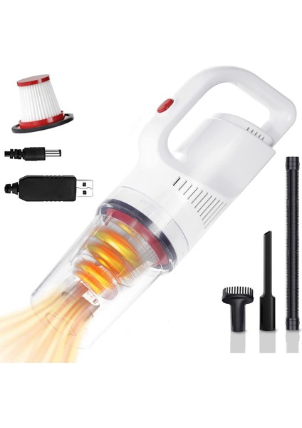 12000PA El Süpürgesi Yüksek Güç, Araba Süpürgesi Akülü, Araba/ev/ofis Temizliği Için USB Şarjlı Taşınabilir Toz Buster (Yurt Dışından)