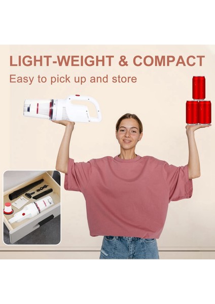 12000PA El Süpürgesi Yüksek Güç, Araba Süpürgesi Akülü, Araba/ev/ofis Temizliği Için USB Şarjlı Taşınabilir Toz Buster (Yurt Dışından) modelleri