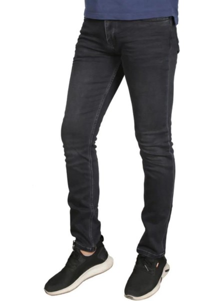 Parker Denim Erkek Kot Pantolon Slim Fit 0773 Yıkamalı Siyah