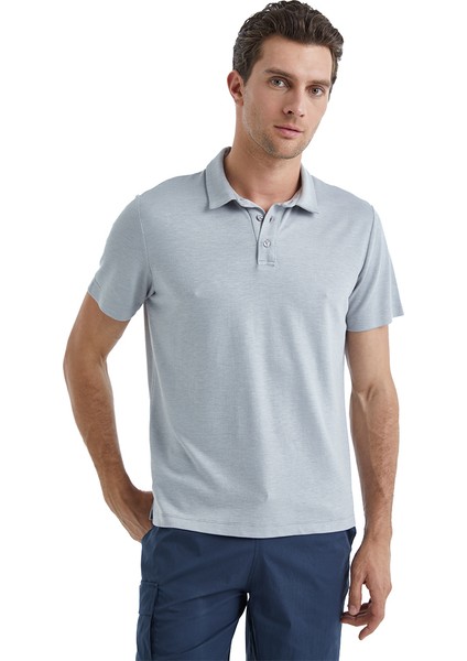 Erkek Polo T-Shirt 40509 - Gri modelleri