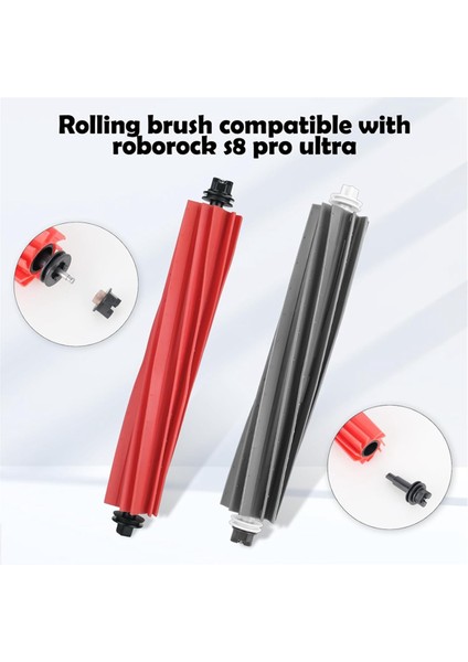 Roborock S8 Pro Ultra Elektrikli Süpürge Kauçuk Ana Fırça Yedek Parça Aksesuarları (Yurt Dışından) fırsatları
