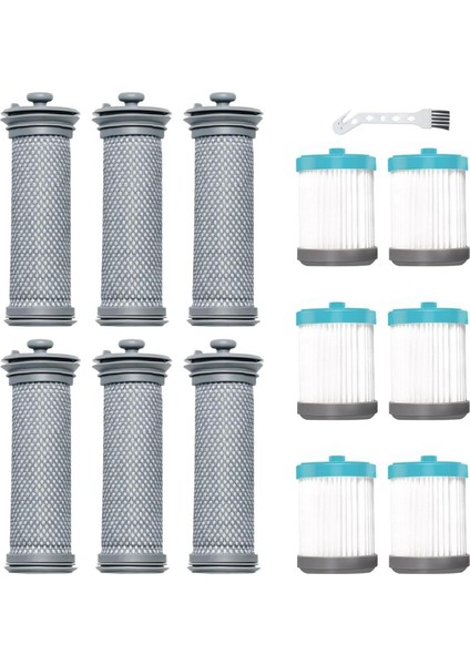 Tineco A10 Serisi A11 Serisi, Pure One S11, S11 Serisi, 6 Ön Filtre ve 6 Hepa Filtre Için Vakum Filtresi Değişimi (Yurt Dışından)