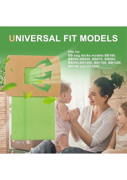 12 Paket PKBB12DW Tip Bb Hazneli Vakum Torbaları 2 Motorlu Filtreli Oreck Xl Buster B Vakum Torbaları Için Yedek (Yurt Dışından) fırsatları