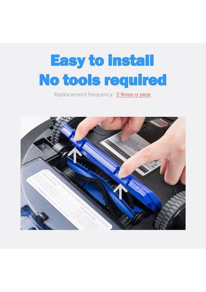 Eufy G40 Hybrid / Hybrid+ Robot Süpürge Yedek Parçaları Ana Fırça+Ana Fırça Kapağı (Yurt Dışından) fırsatları