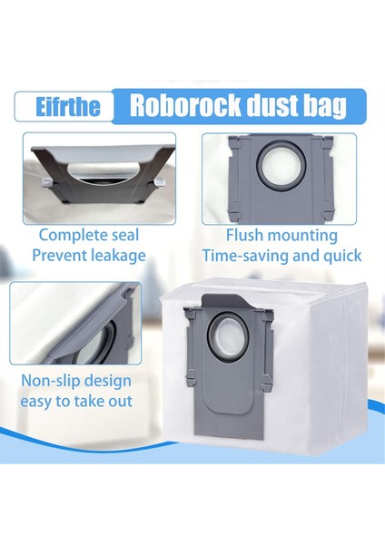 Roborock Q8 Max /q8 Max+ Robot Süpürge Ana Yan Fırça Hepa Filtre Paspas Bezleri Paçavralar Toz Torbası Aksesuarları (Yurt Dışından) indirimleri