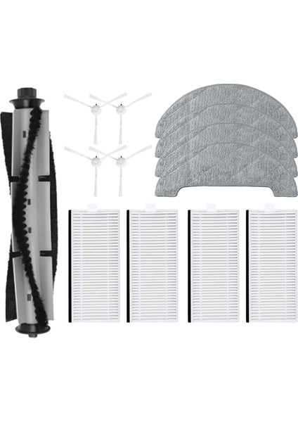 Kuanlitu Için L10 Yedek Parça Aksesuarları Ana Yan Fırça Filtre Mop Bezi (Yurt Dışından)