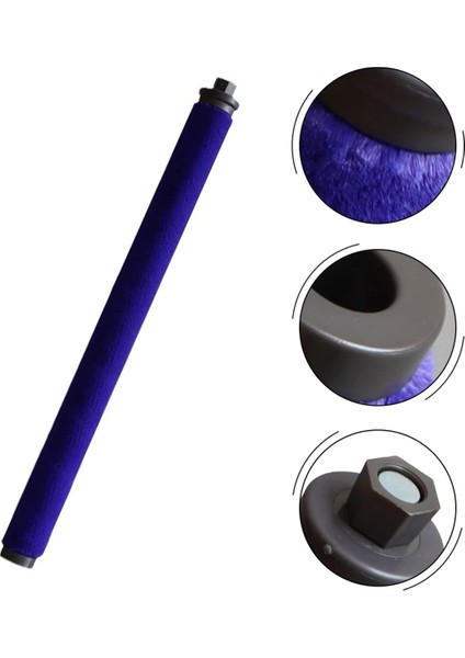 Çift Elektrikli Süpürge Yumuşak Yığın Fırçası Dyson V6 V7 V8 V10 V11 Yedek Zemin Fırçası Rulosu (Yurt Dışından) fırsatları