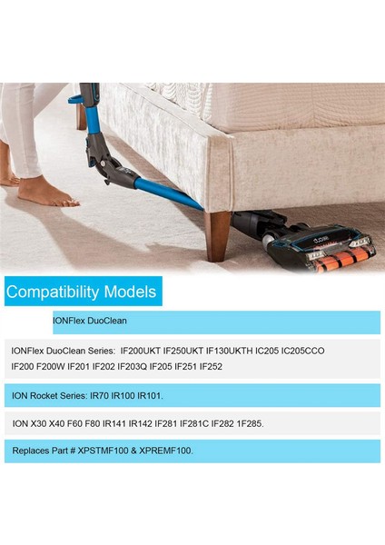 Shark IF100 HV390 IF200 IC205 Elektrikli Süpürge Aksesuarları Parça XPSTMF100 ve XPREMF100 Için Yedek Hepa Filtresi (Yurt Dışından) fiyatları