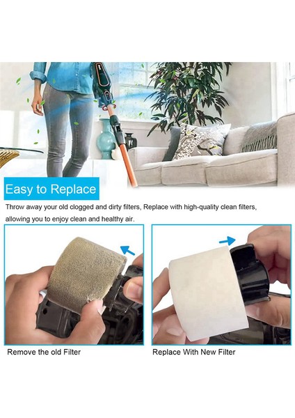 Shark IF100 HV390 IF200 IC205 Elektrikli Süpürge Aksesuarları Parça XPSTMF100 ve XPREMF100 Için Yedek Hepa Filtresi (Yurt Dışından) fırsatları