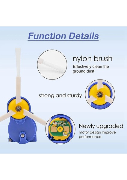 Irobot Roomba 500 600 700 800 900 I3 I7 E5 E6 E7 J7 Serisi Robot Süpürge Yedek Parçası Için Yan Fırça Motor Modülü (Yurt Dışından) indirimleri