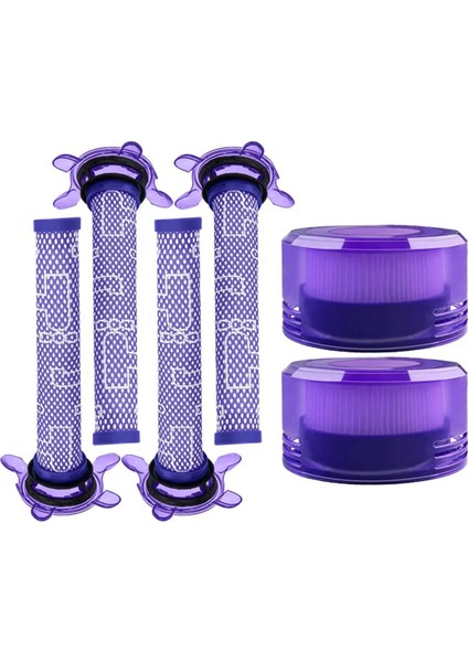 Dyson V8 Focus Mattress Elektrikli Süpürge Ön Filtre Sonrası Filtre Yedek Parçalar Aksesuar 4 Ön Filtre 2 Sonrası Filtre (Yurt Dışından)