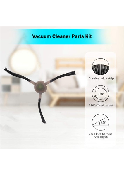 Hepa Filtre Kenar Fırça Aksesuarlarını Değiştirin Okp Life K2 K3 K4 Lefant M210 M210S M210B M213 Robotlu Süpürge (Yurt Dışından)