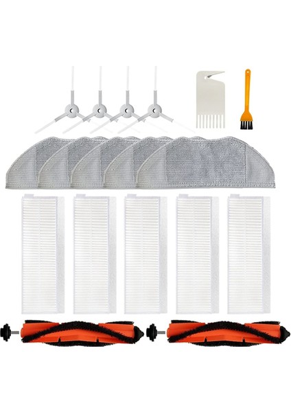 Elektrikli Süpürge Aksesuarları Hepa Filtre Mop Bez Ana Yan Fırça Xiaomi Mijia G1 Mjstg1 Elektrikli Süpürge Parçaları (Yurt Dışından)