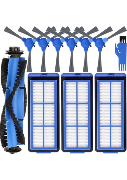 Eufy Robovac 30C MAX/G30 EDGE/11S MAX/15C MAX/G30/G30 MAX/G30 Hibrit Elektrikli Süpürge Ana Yan Fırça Hepa Filtreleri (Yurt Dışından)