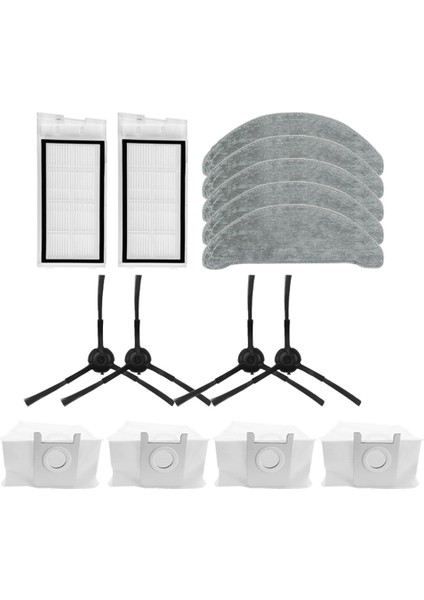 Xiaomi Roıdmı Eve Artı Hepa Filtre Robotlu Süpürge Paspas Bezi Fırça Toz Torbası Değiştirilebilir Yedek Parça (Yurt Dışından)