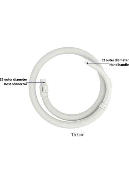 Philips FC8088 FC8089 FC5122 FC5125 FC5126 Elektrikli Süpürge Parçaları Hortumu, Beyaz (Yurt Dışından) modelleri