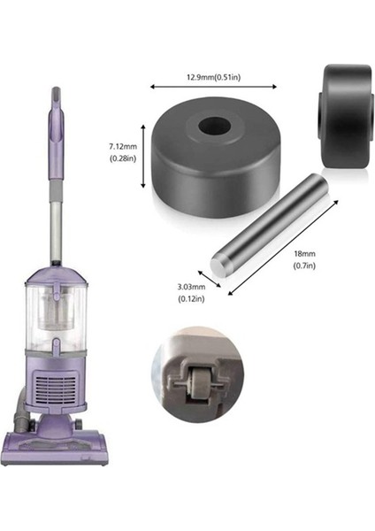 Elektrikli Süpürge NV350 NV352 NV355 NV356E NV500 NV501 ve Daha Fazlası Için 2 Zemin Fırça Tekerleği (Yurt Dışından) fiyatları